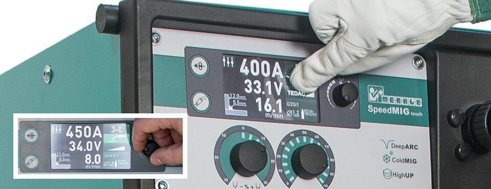 MERKLE GreenMIG 500 DW Gazaltı Kaynak Makinası 500 Amper (Sinerjik - Pulse - Su Soğutmalı)