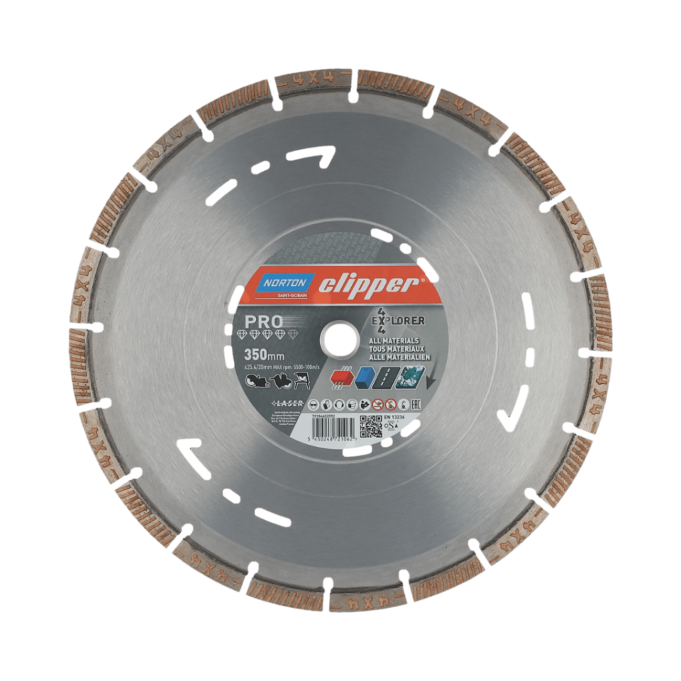 NORTON Clipper 4x4 PRO Explorer Universal Elmas Testere 350 mm