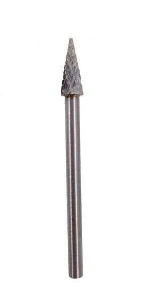 NEXON M Tipi 4 mm Üçgen Elmas - Karbür Kalıpçı Freze Ucu (Dremel Uyumlu)