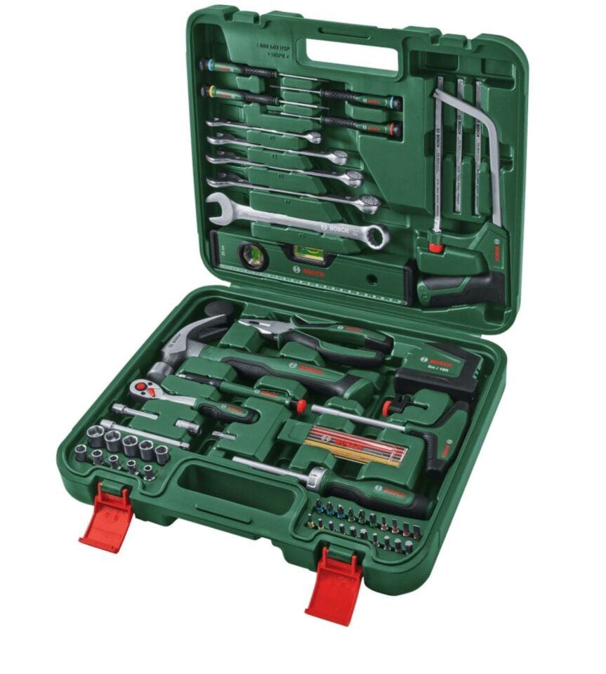 BOSCH ADVANCED 63 Parça Çok Amaçlı Montaj - Anahtar ve Lokma El Aleti Seti