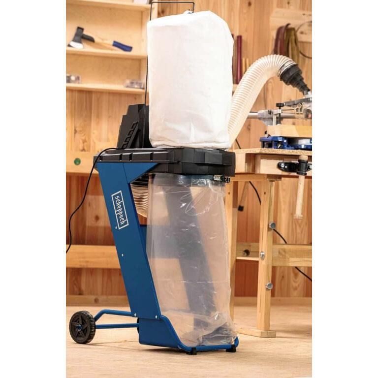 SCHEPPACH DC 500 Toz Emme Makinası 75 Litre 550 Watt (Adaptör Dahil)