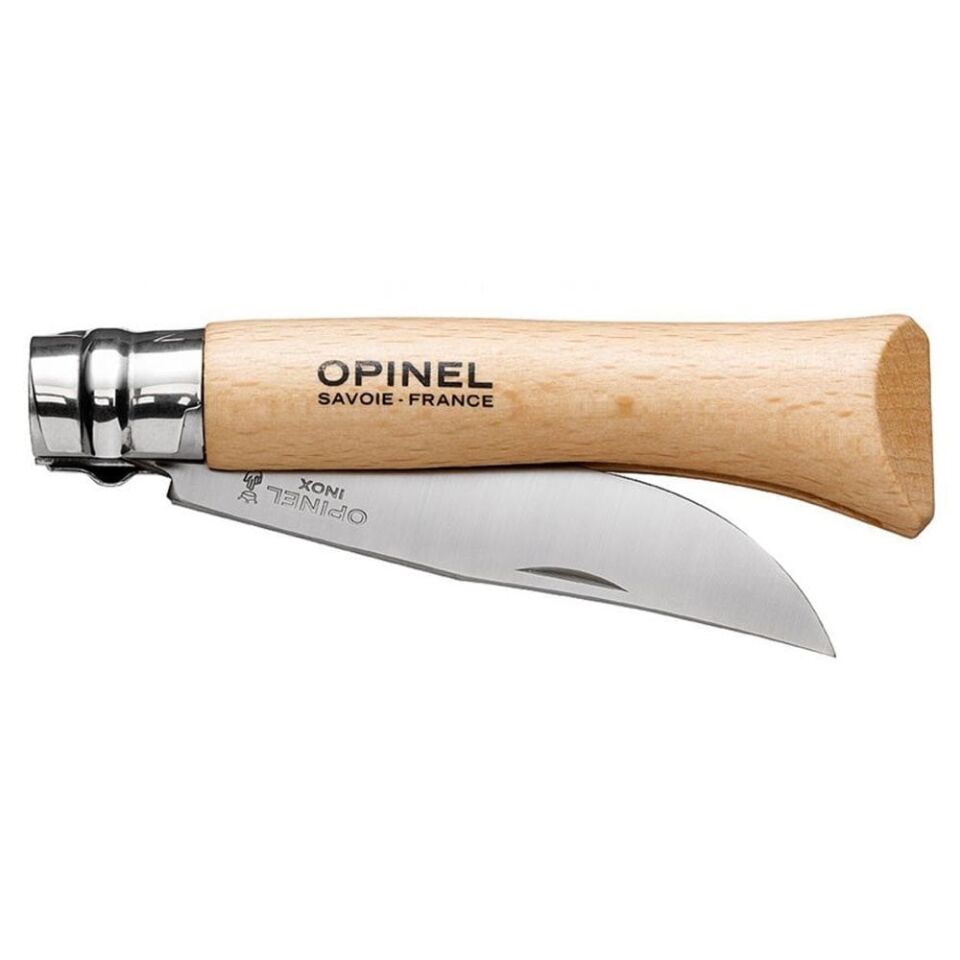 OPINEL 10 No Kayın Saplı Paslanmaz Çelik Çakı (123100)