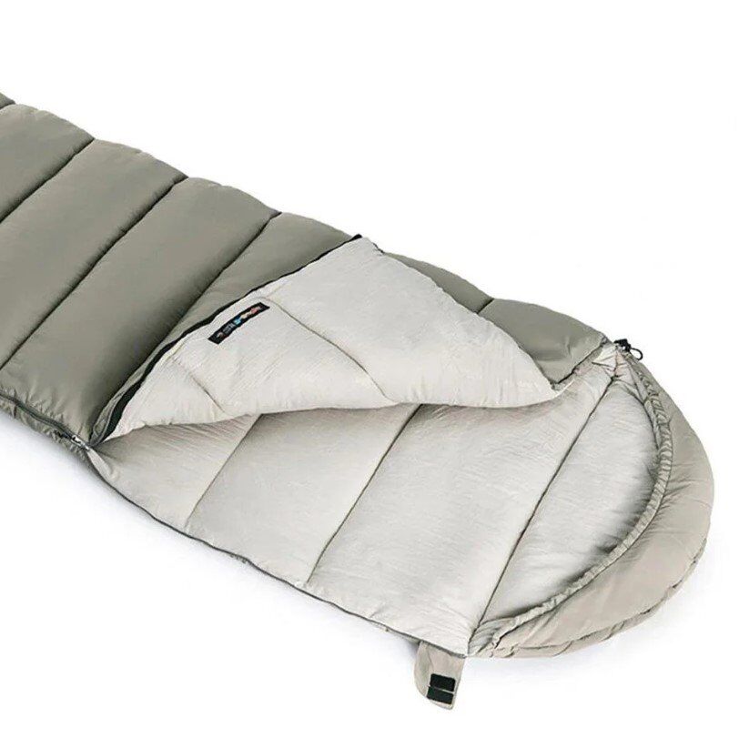 NATUREHIKE M400 Pongee Pamuklu Uyku Tulumu -18 Derece (Yeşil-Sol)