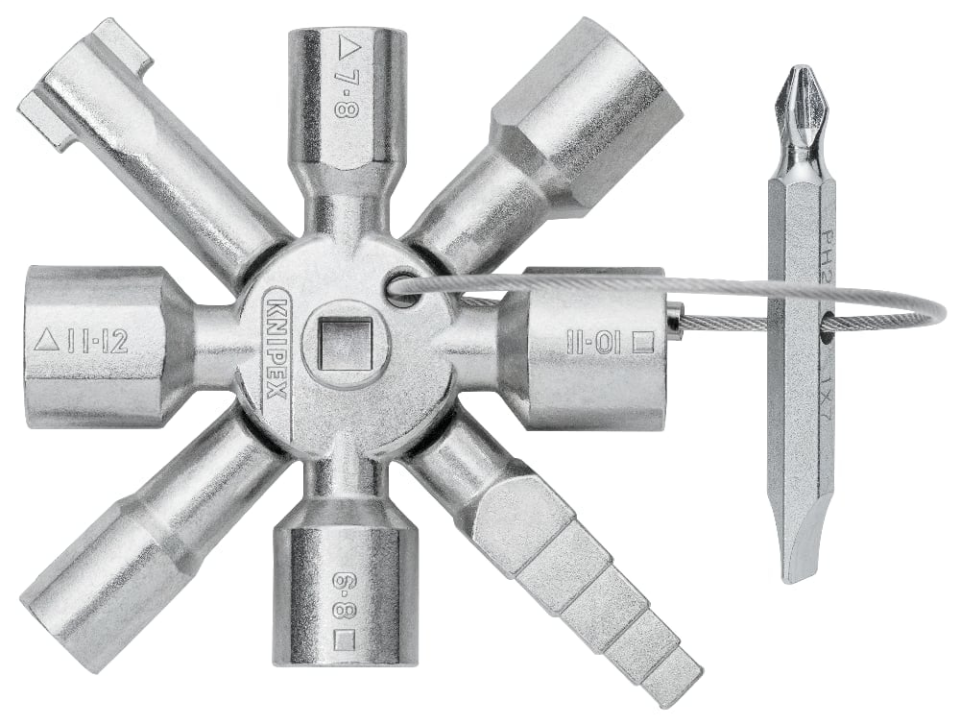 KNIPEX Çok Fonksiyonlu ve Genel Amaçlı Kumanda Dolap - Pano - Anahtarı (001101)