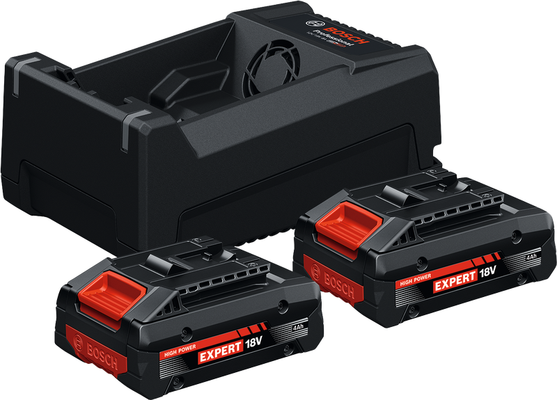 BOSCH Expert EXBA18 Volt 4.0 Ah 2'li Akü Seti Şarj Cihazlı