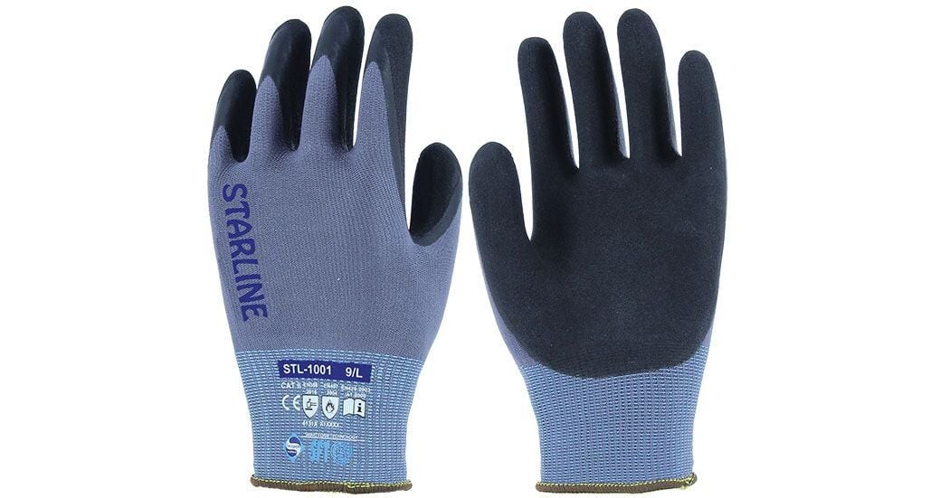 STARLINE STL-1001 Nitril Köpük Eldiven 9 Numara