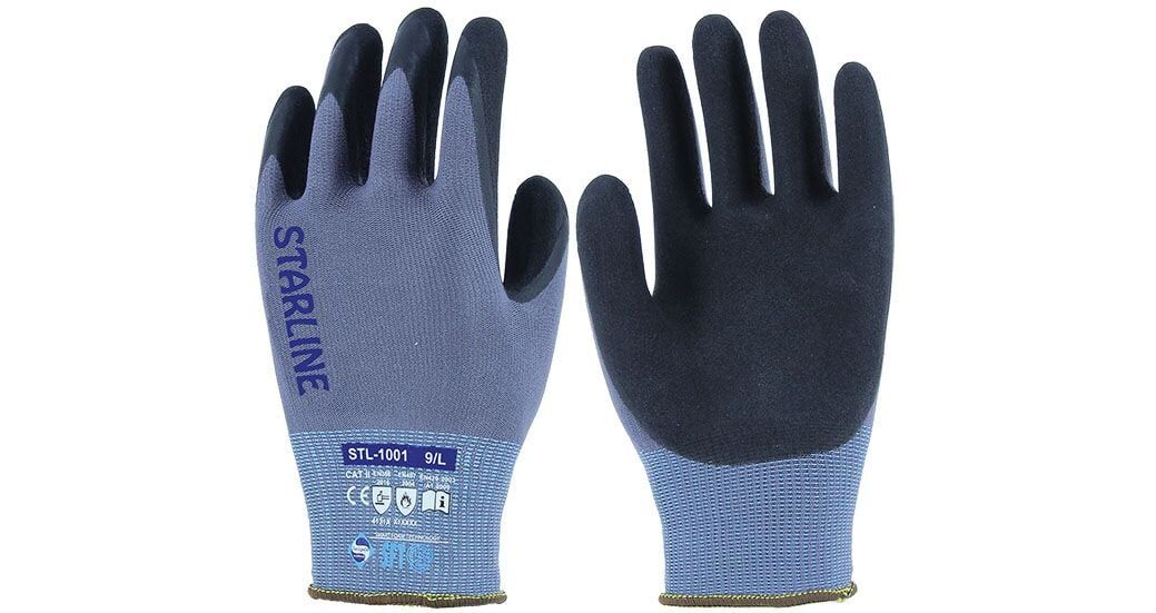 STARLINE STL-1001 Nitril Köpük Eldiven 9 Numara