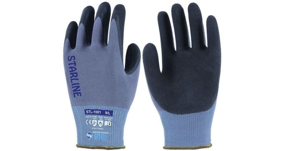 STARLINE STL-1001 Nitril Köpük Eldiven 9 Numara