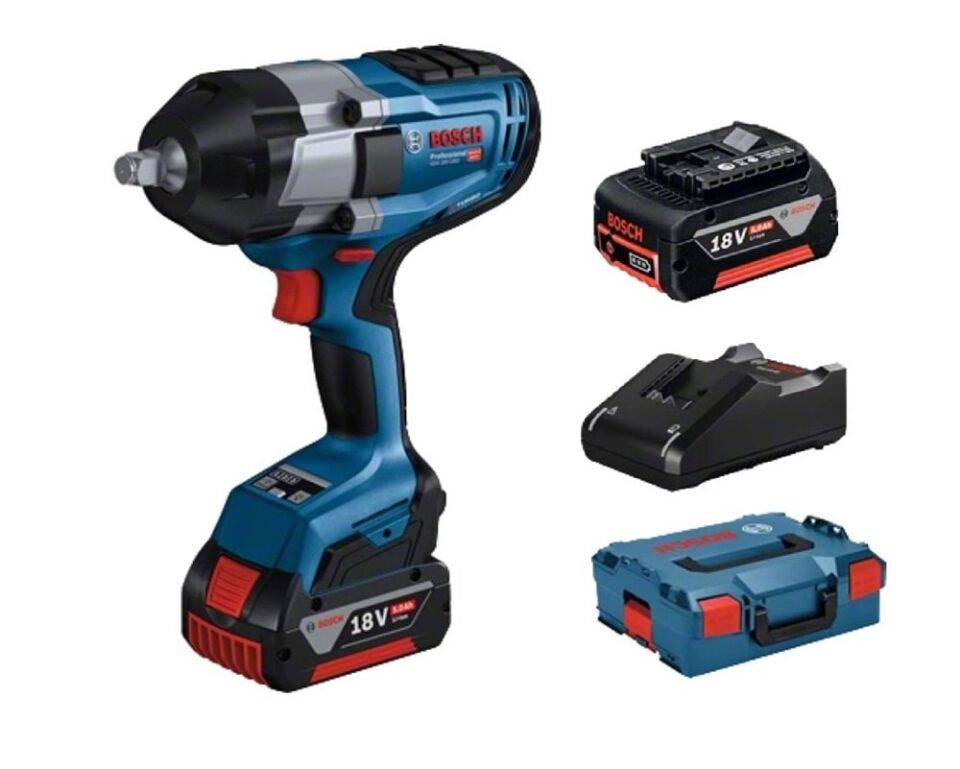 BOSCH GDS 18 V-1000 Şarjlı Somun Sıkma 18 Volt 1/2 Soket 5.0 Amper