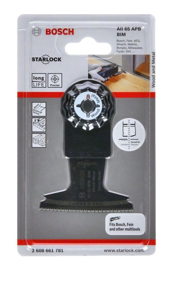 BOSCH AII 65 APB Ahşap-Metal İçin Raspa Bıçağı (2608661907)