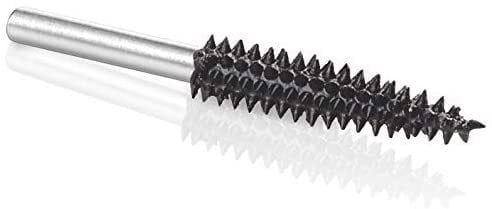 KUTZALL TX-18-EC Ekstra Kalın Diş Konik Çam Tipi Törpü (3.1 mm Sap)