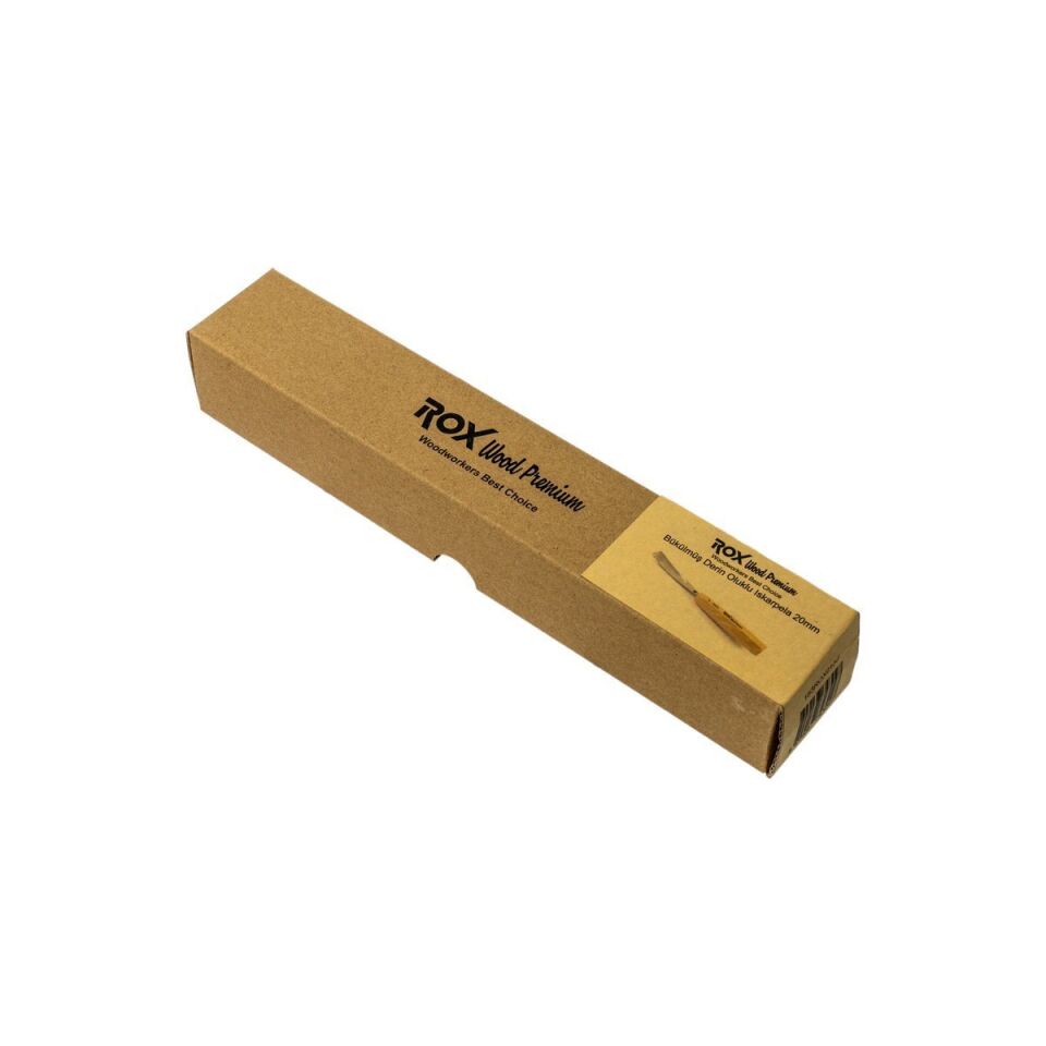 ROX Wood Premium Bükülmüş Oluklu Iskarpela 20 mm (153ROX0135)