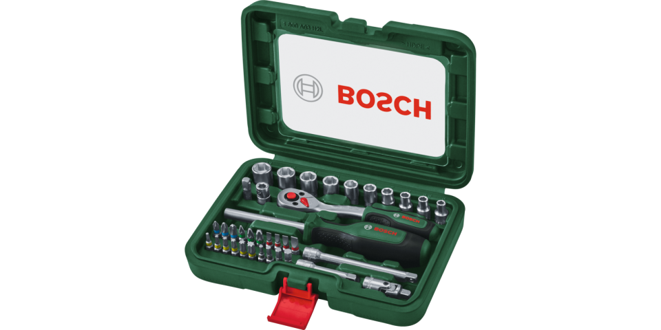 BOSCH 1/4 Cırcır Lokma Takımı 37 Parça (1600A039J6)