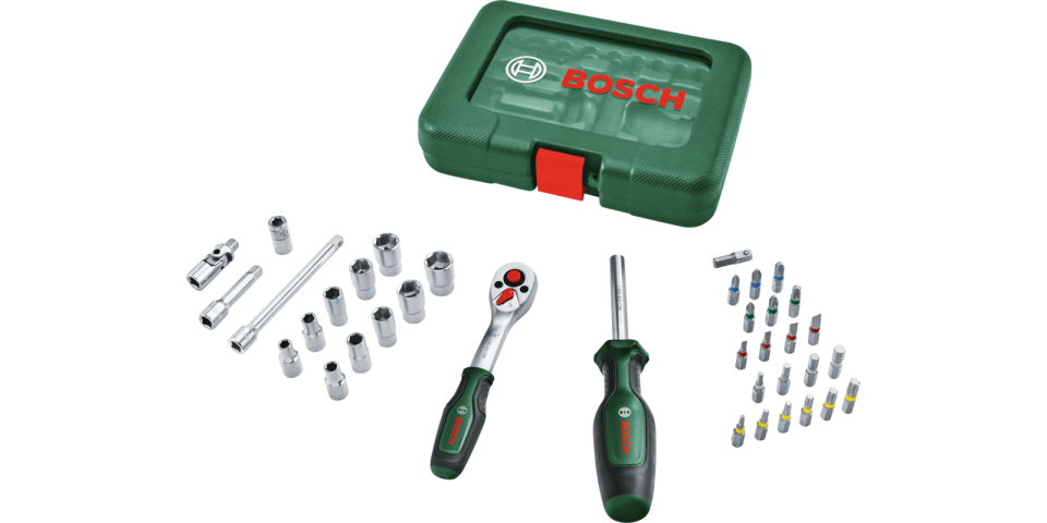BOSCH 1/4 Cırcır Lokma Takımı 37 Parça (1600A039J6)