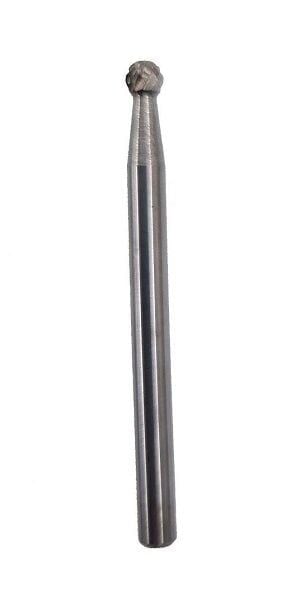 NEXON D Tipi 3 mm Top Başlı Elmas - Karbür Kalıpçı Freze Ucu (Dremel Uyumlu) 
