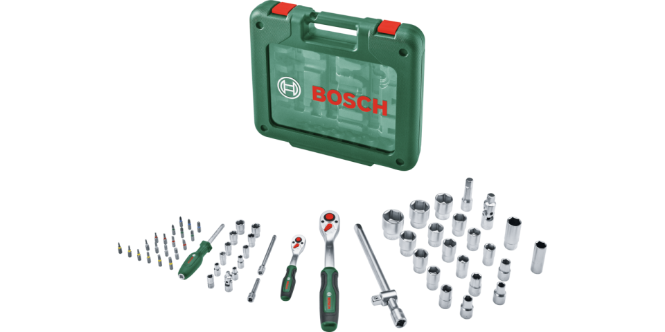 BOSCH 60 Parça 1/2'' - 1/4'' Lokma Anahtar - Bits Uç Seti (1600A039J8)