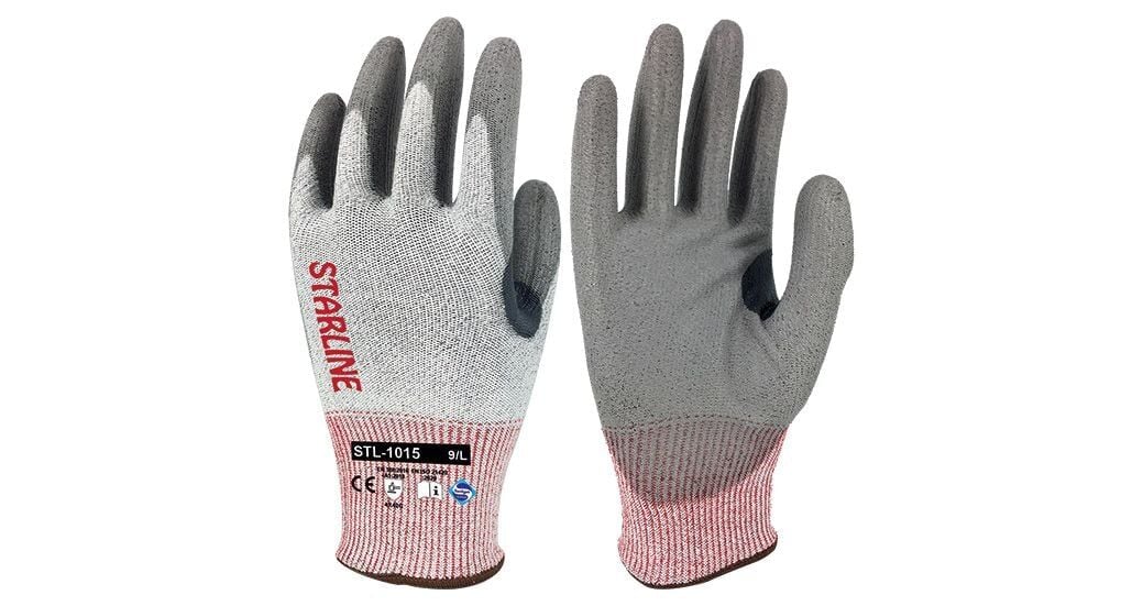 STARLİNE STL-1015 Kesilmeye Dirençli PU Köpük Eldiven 10 Numara