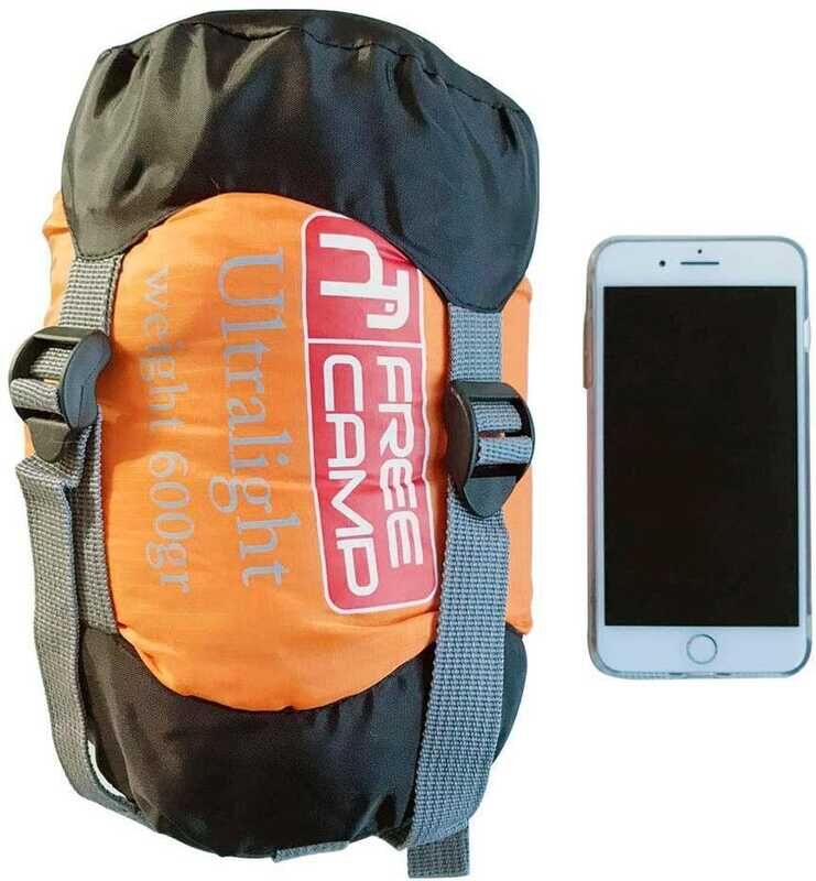 FREECAMP UltraLight Uyku Tulumu Turuncu-Siyah (200929)