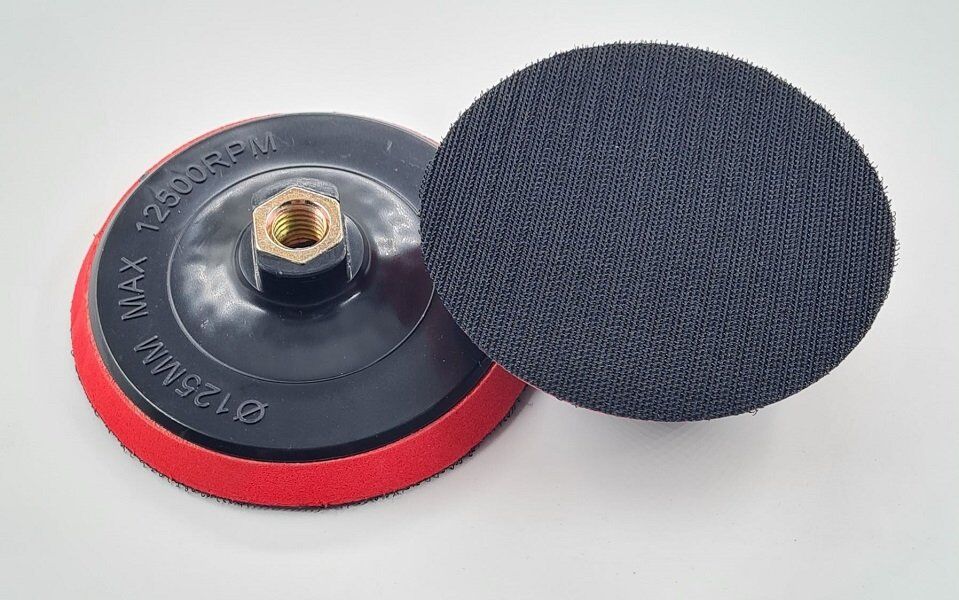 Omega Avuç Taşlamalar İçin 125 mm Cırt Zımpara Tabanı