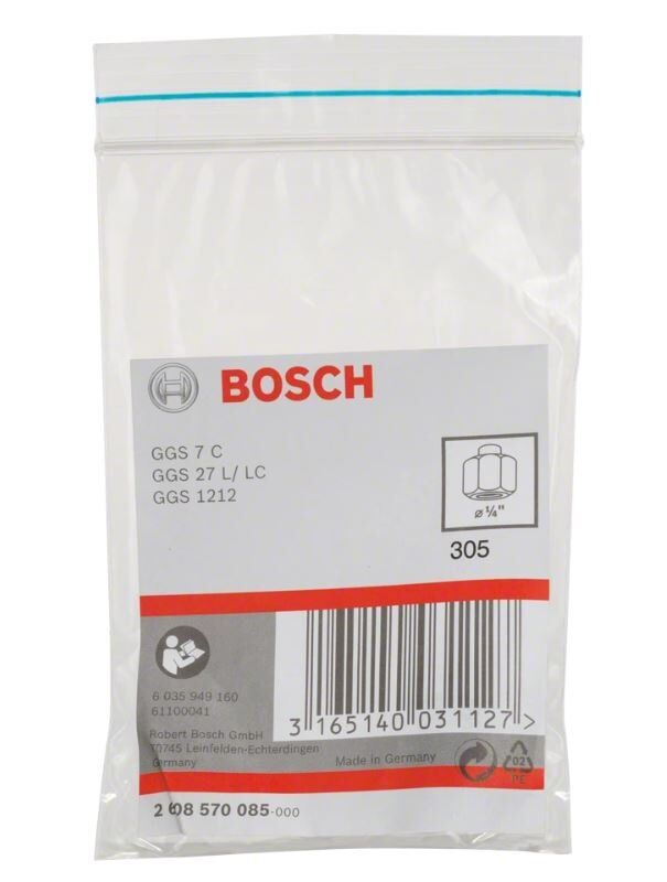 BOSCH Somunlu Pens Seti 1/4'' 6,35 mm (Kalıpçı Taşlama - Freze için)