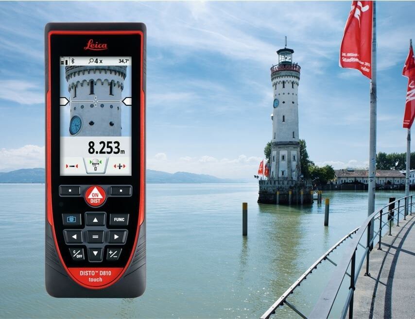 LEICA DISTO D810 Touch Full Set Bluetooth ve Kameralı Lazer Metre (250 metre)