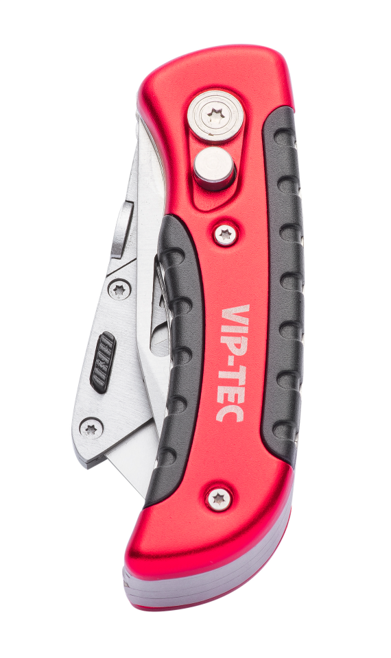 VIPTEC VT875159 Çift Bıçaklı Katlanır Cep Tipi Maket Bıçağı