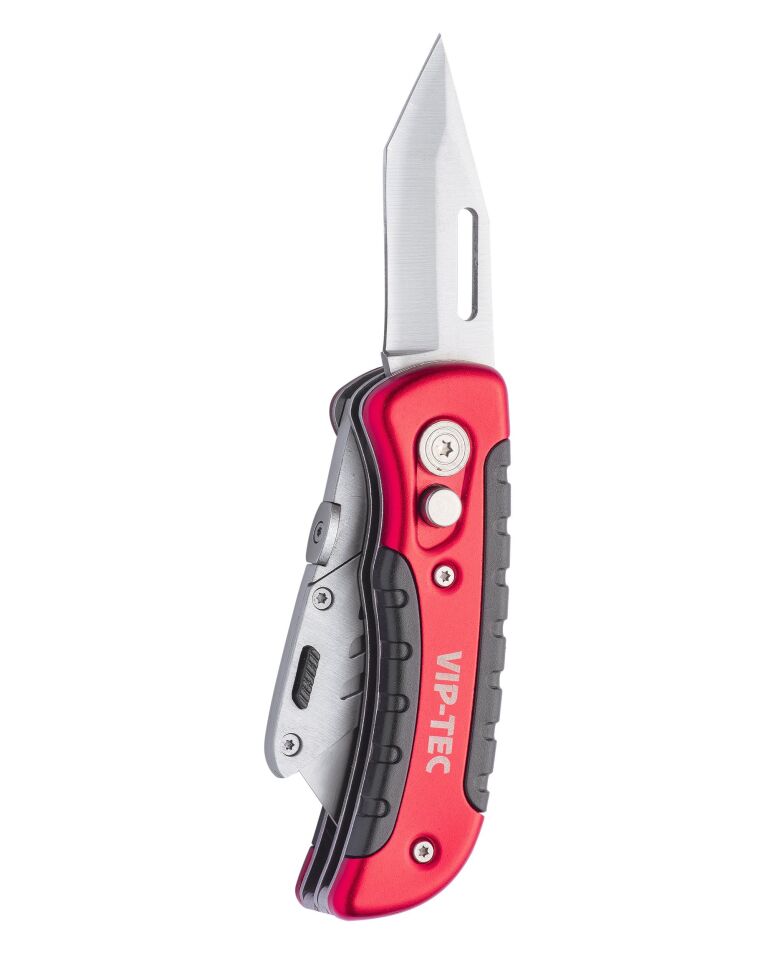 VIPTEC VT875159 Çift Bıçaklı Katlanır Cep Tipi Maket Bıçağı