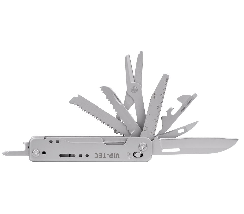 VIPTEC VT875194 13 Parça MultiFonksiyonel Çok Amaçlı Katlanır Cep Tipi Çakı