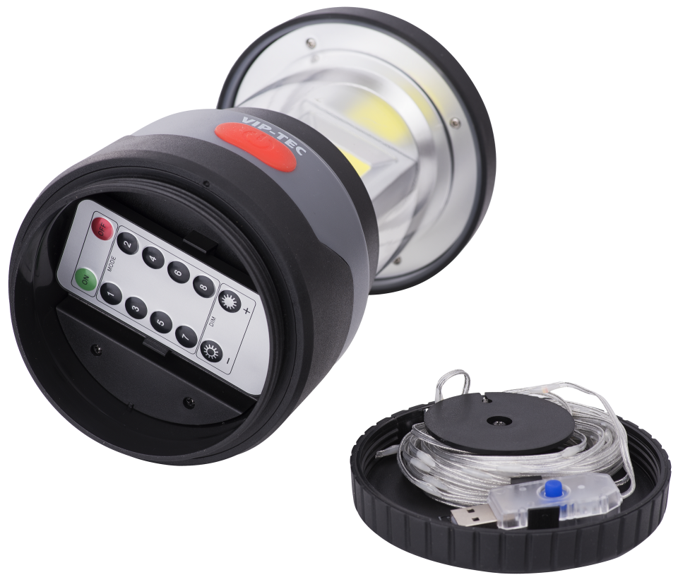 VIPTEC Kumandalı Şarjlı Outdoor Kamp Feneri (VT891206)