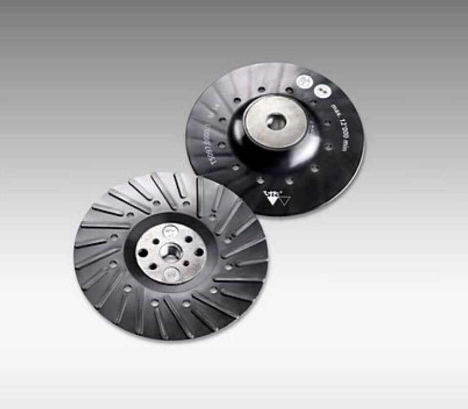 SİA 115 mm Fiber Disk Zımpara Tabanı (M14 Konik Somun Dahil)