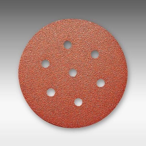 SİA 1919 SIAWOOD 150 mm 7 Delik Cırtlı Yuvarlak Zımpara (Kum Seçiniz)