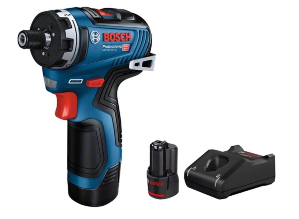 BOSCH GSR 12V-35 HX Çift Akülü Vidalama Makinası 12 Volt 3.0 Ah (06019J9101)