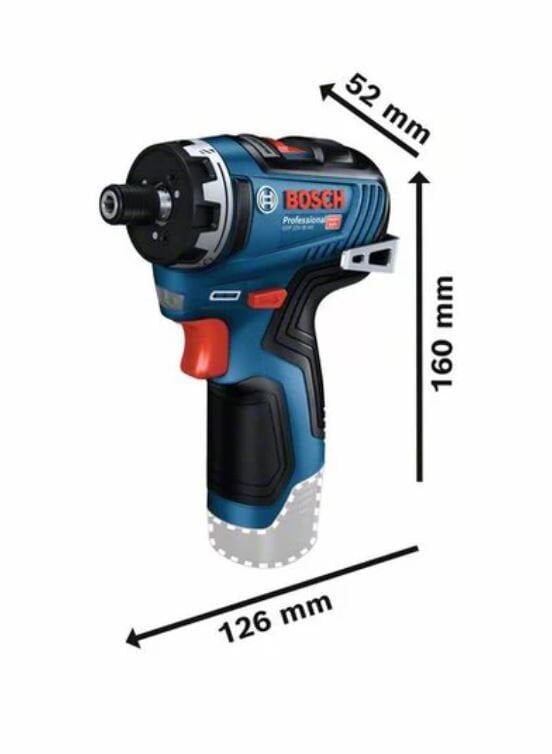 BOSCH GSR 12V-35 HX Çift Akülü Vidalama Makinası 12 Volt 3.0 Ah (06019J9101)