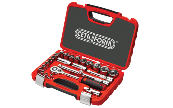 CETA-FORM C20-25PH2 Altı Köşe Lokma Takımı 1/2 25 Parça