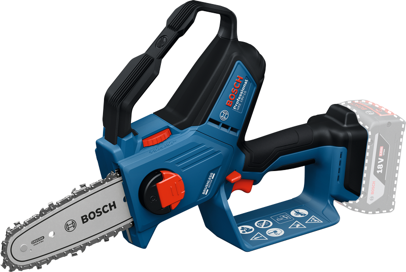 BOSCH GKE 18V-15 Şarjlı Zincirli Budama Makinası 15 cm (Akü ve Şarj Aleti Hariç)