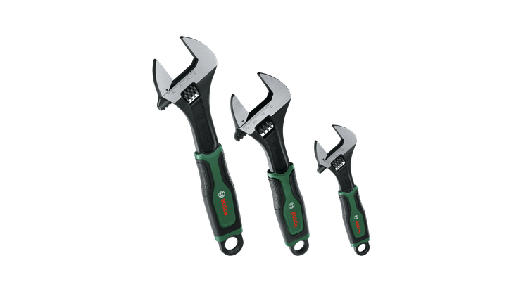 BOSCH 3 Parça İngiliz Anahtarı - Kurbağacık Takımı (1600A039HR)