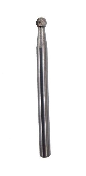 DW D Tipi Top Başlı Elmas - Karbür Kalıpçı Freze Ucu 3.0 mm (Dremel Uyumlu) 