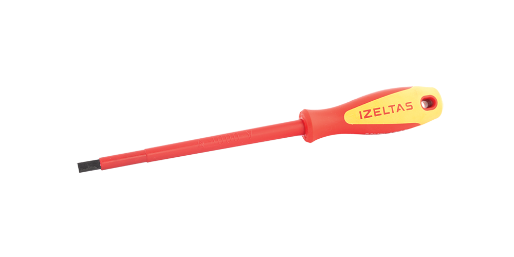 İZELTAŞ 1000V İzoleli Elektrikçi Tornavida 5.5 x 125 mm (4140 17 5512)