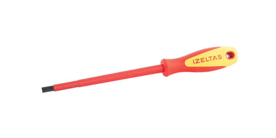 İZELTAŞ 1000V İzoleli Elektrikçi Tornavida 6.5 x 150 mm (4140 17 6515)