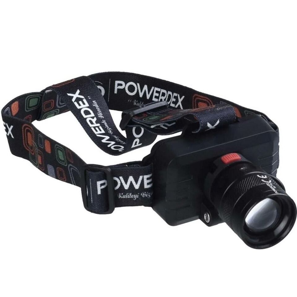 POWERDEX Şarjlı Zoomlu Kafa Lambası (PD-7772)