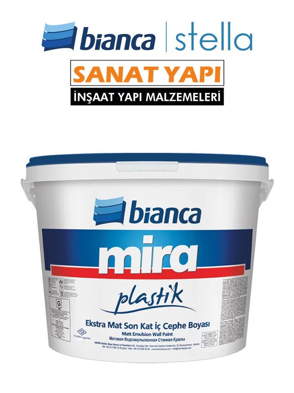 Bianca Mira Plastik Beyaz
