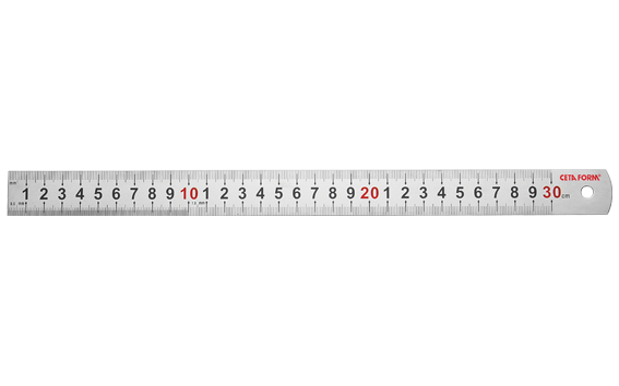 CETA-FORM P15-015 Çelik Cetvel 15 cm.