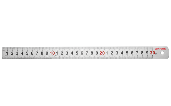 CETA-FORM P15-015 Çelik Cetvel 15 cm.