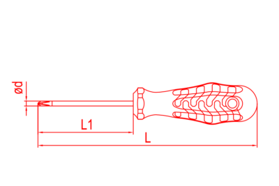 İZELTAŞ Delikli Torx Uçlu Tornavida TR25 (4776 18 0025)