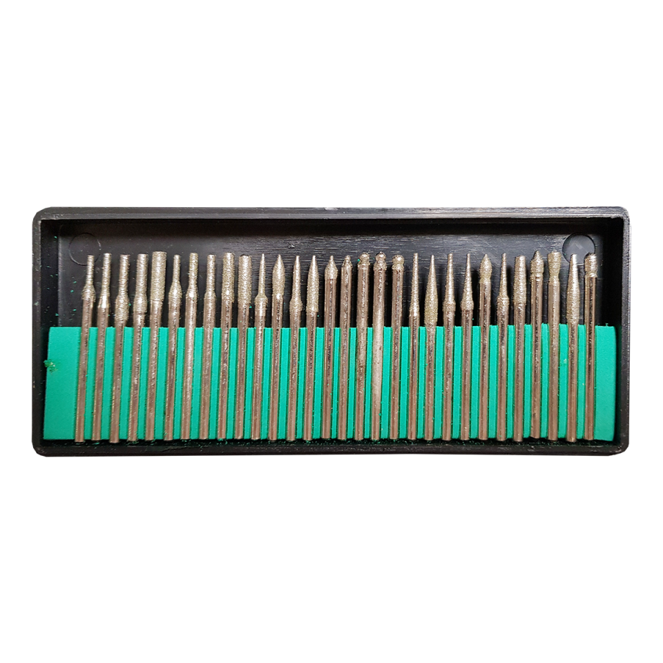 NEXON 5033 Cam ve Taş Elmas Freze Uç Seti 30 Parça