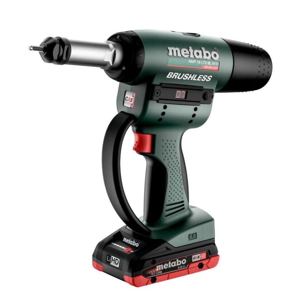 METABO NMP 18 LTX BL M10 Akülü Somun Perçin Tabancası 18 Volt