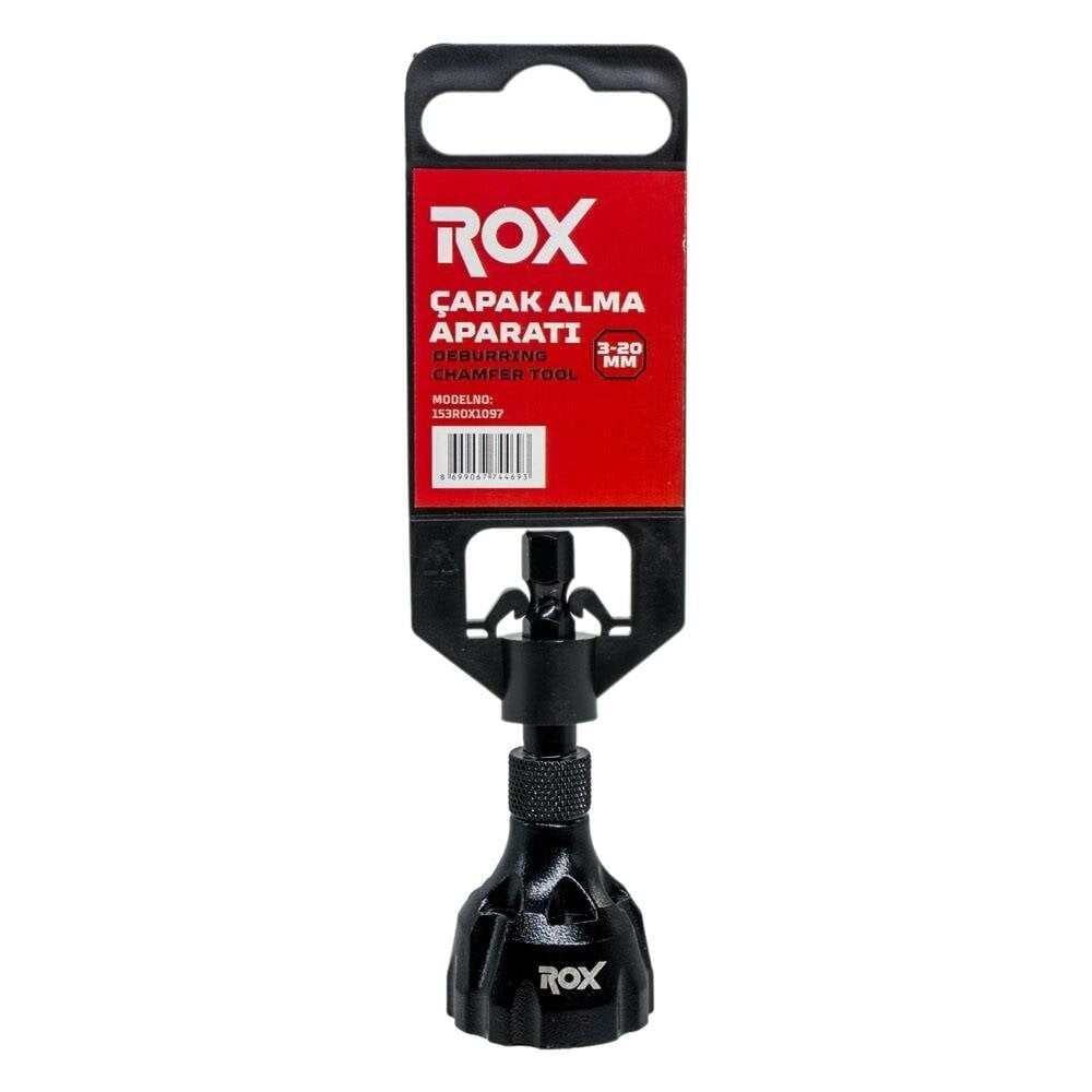 ROX WOOD Matkap İçin Bits Saplı Çapak Alma Aparatı 3-20 mm (153ROX1097)