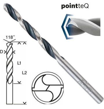 BOSCH HSS PointTeQ Metal Matkap Ucu 4.0 mm (2 Adet) 2608577161
