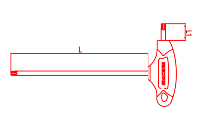 İZELTAŞ T Saplı Yuvarlak Başlı Alyan 10 mm (4921 22 0100)
