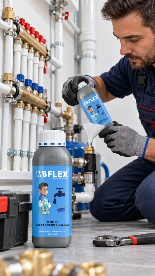 MBFLEX Temiz Su Kaçak Onarım Kimyasalı 1LT